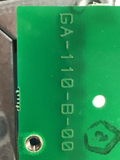 Used GAMMAFLUX Hot Runner Output Board GA-110-B-00 #113536
