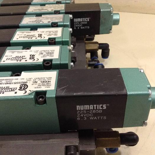Used NUMATICS Control Block w/ Valves 082SA415M #80018