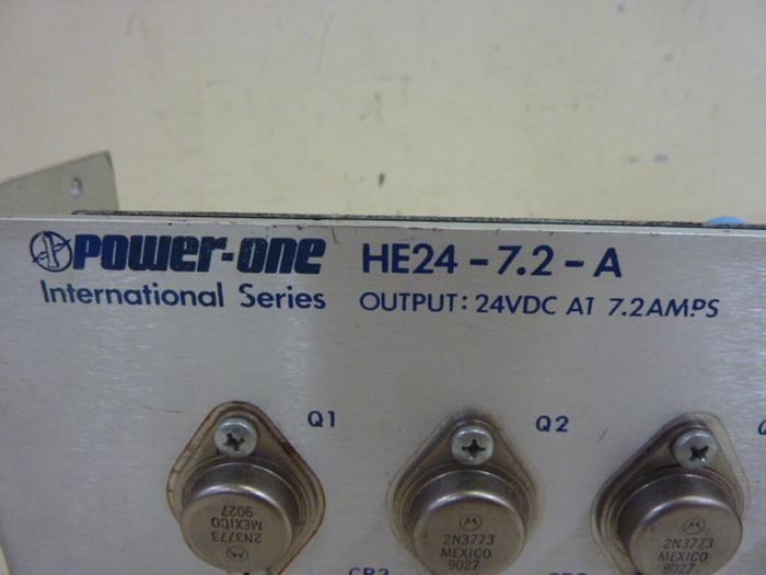 Used POWER ONE Power Supply HE24-7.2-A #58545
