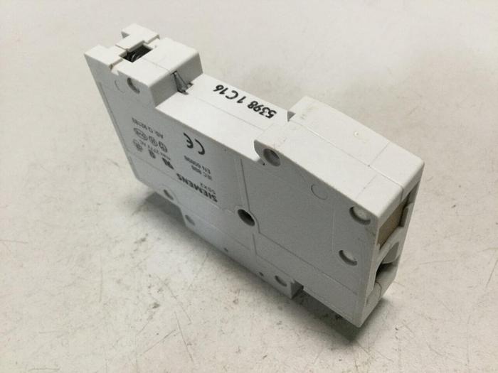 Used SIEMENS 16 Amp Circuit Breaker 5SX21C16 #104303