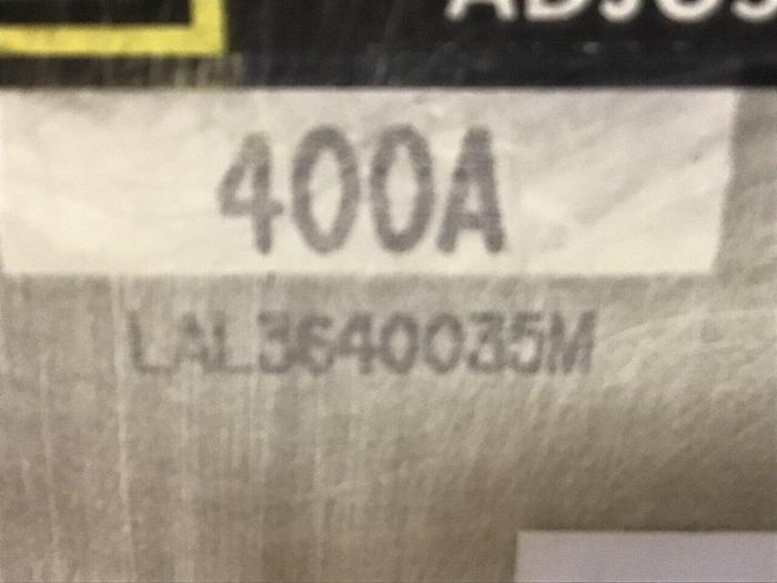 Used SQUARE D 400 Amp Circuit Breaker LAL3640035M Used