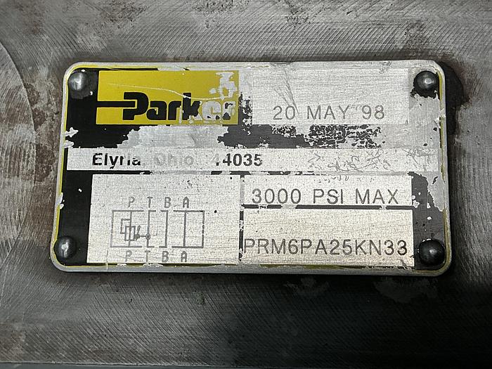 Used PARKER PRM6PA25KN33