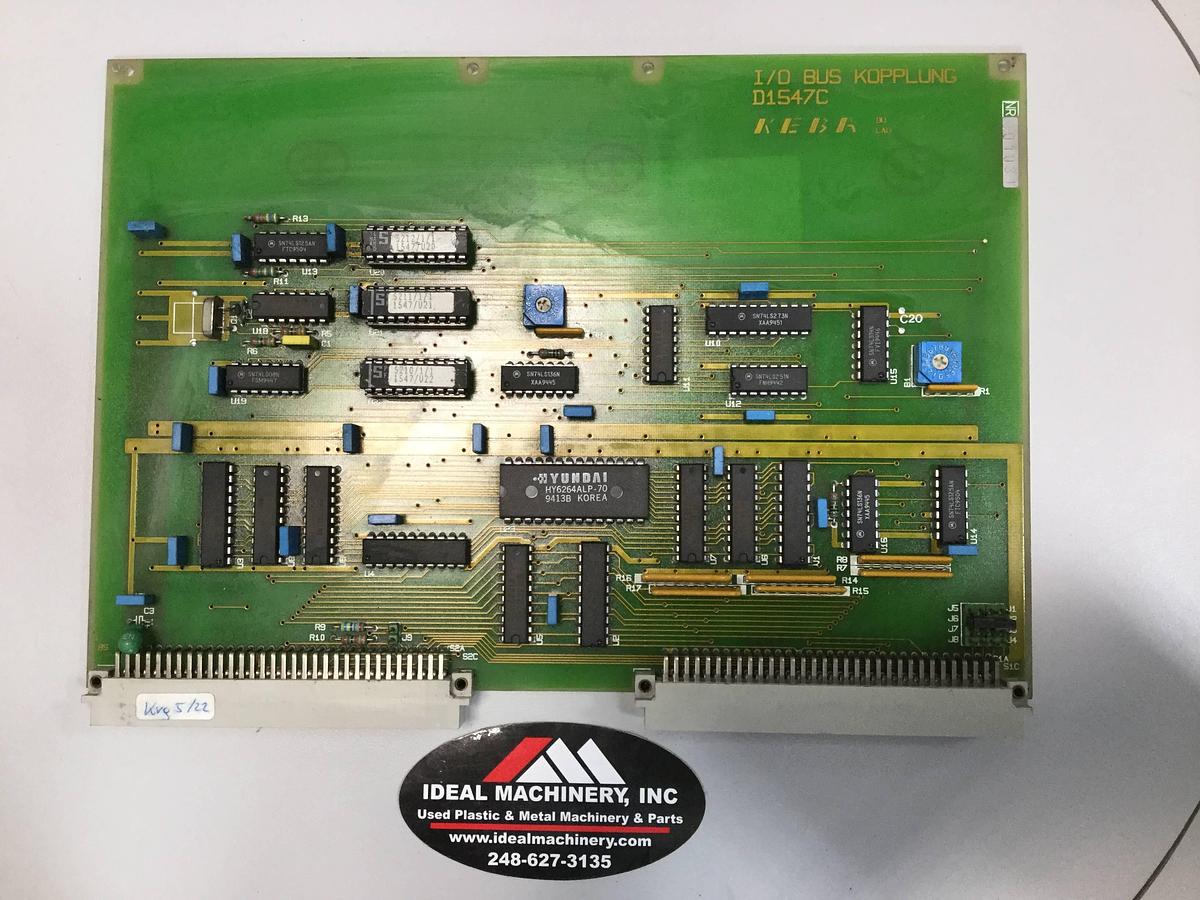 Used KEBA Circuit Board / Engel I/O BUS KOPPLUNG D1547C Used