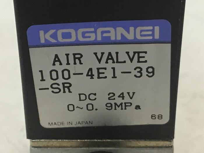 Used KOGANEI Air Valve 100-4E1-39-SR #124280