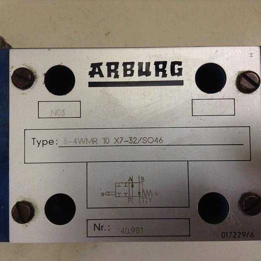 Used ARBURG Valve 54WMR10X732/SO46 #80675