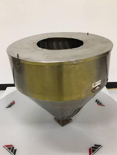 Used METAL FABRICATOR Hopper w/ Lid K.K04-05 #91468