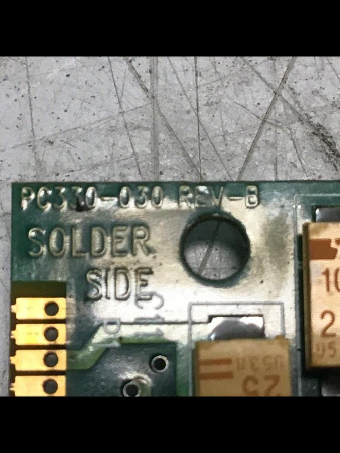 Used VAN DORN Temperature Circuit Board PC330-021 330-021 #143090