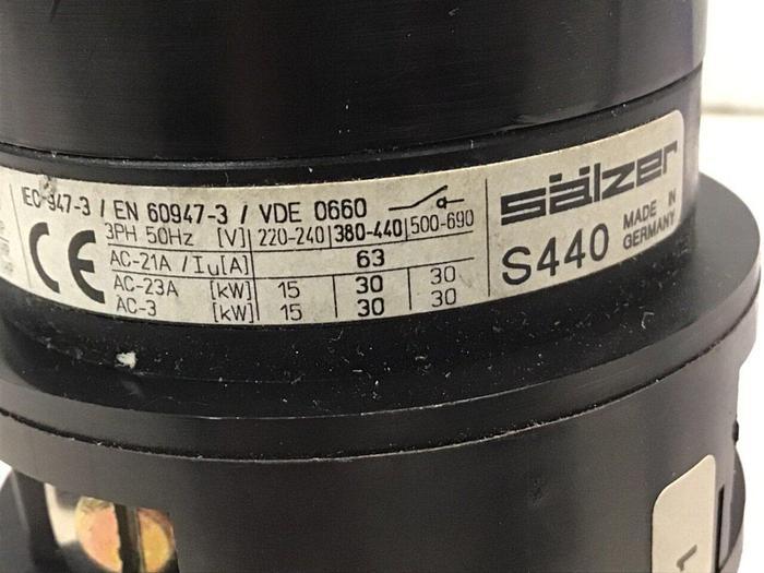 Used SALZER Motor S440 Used