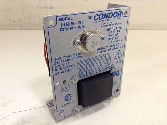 Used POWER ONE Power Supply HB5-3/OVP-A+ #86987