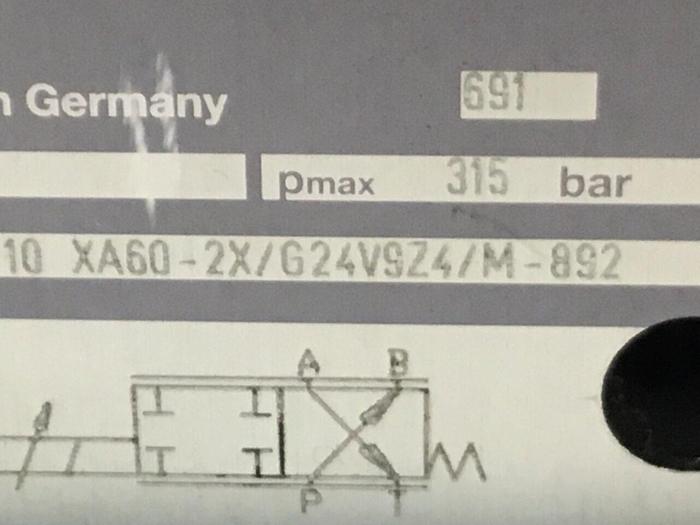 Used BOSCH Valve 4WRBA10XA602X/G24VSZ4/M892 Used