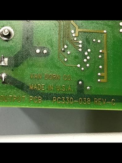 Used VAN DORN Pathfinder DC Output Board PC330-038 Used
