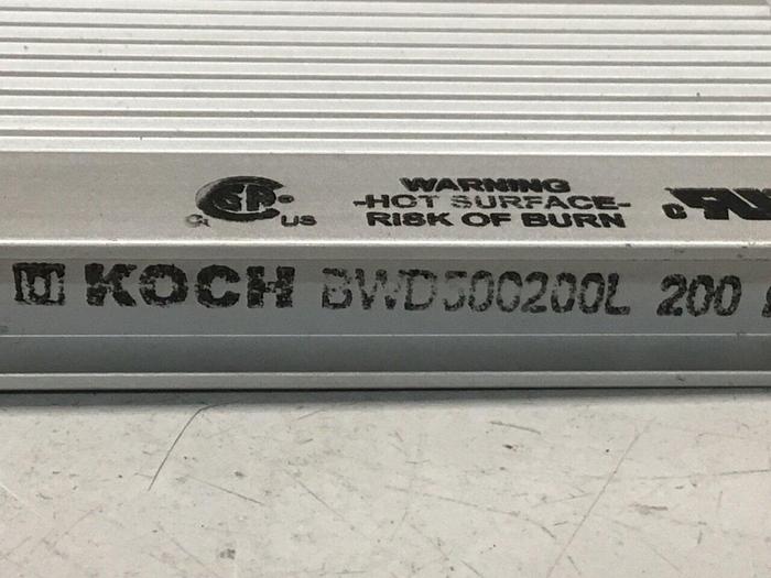 Used KOCH Braking Resistor BWD500200L #119288