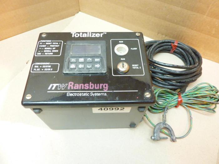 Used ITW RANSBURG Totalizer T0T5002-01 #40992