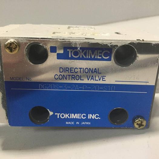 Used TOKIMEC Directional Control Valve DG20S-3-2A-P-20-S10 #97096