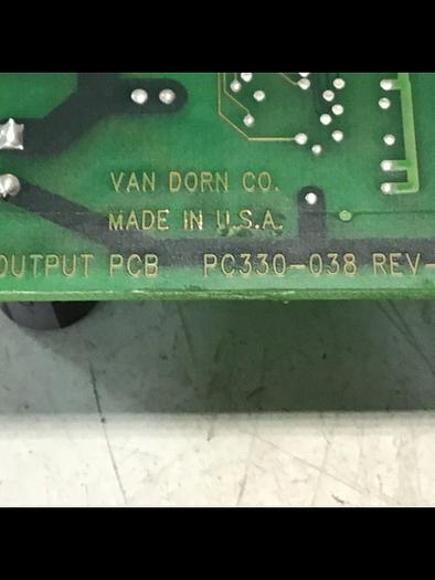 Used VAN DORN Pathfinder DC Output Board PC330-038 Used