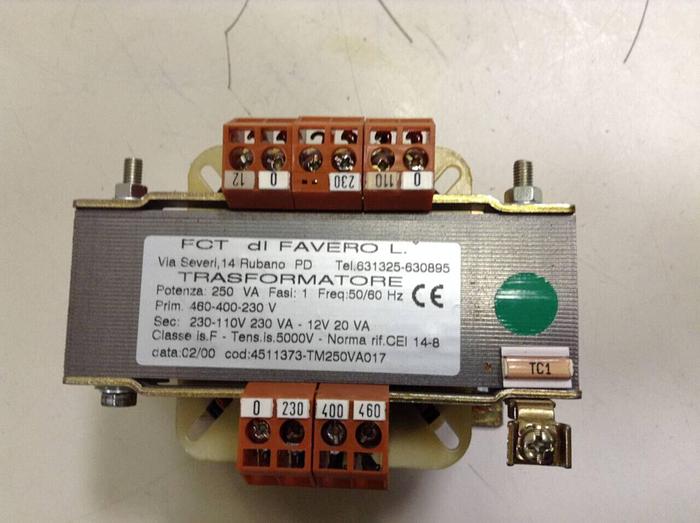 Used FCT 0.25 kVA Transformer 4511373-TM250VA017 #87064