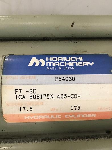 Used HORIUCHI MACHINERY Injection Sled Cylinder F7-SE 1CA 80B175N 465-CO #136207
