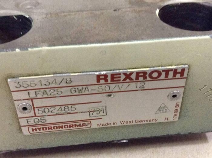 Used REXROTH Valve LFA25GWA60V12 #105847