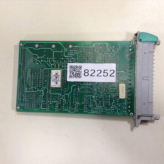 Used GEFRAN Circuit Board A/D2-NS #82252