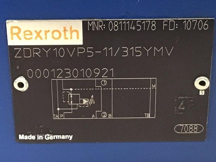 Used REXROTH Valve 0811145178 #120519