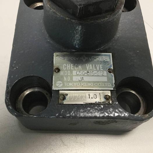 Used SPERRY VICKERS Check Valve C5G815S12JA #97642
