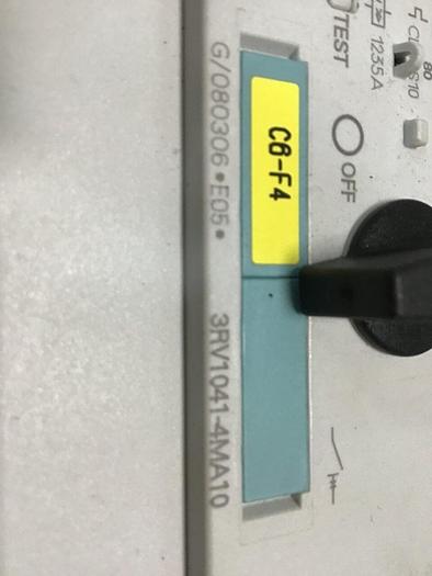 Used SIEMENS Contactor 3RV1041-4MA10 #138554