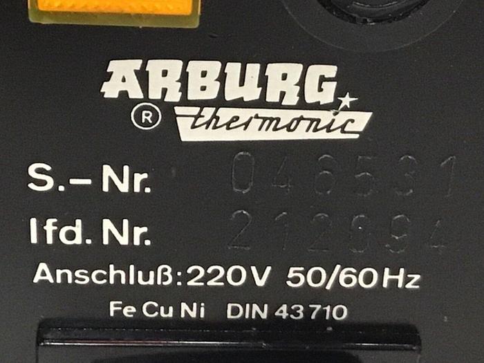Used ARBURG Temperature Control FF10G250/500 Used