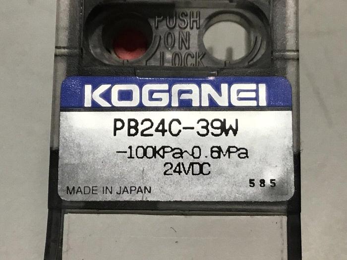 Used KOGANEI Solenoid Valve PB24C-39W #122221