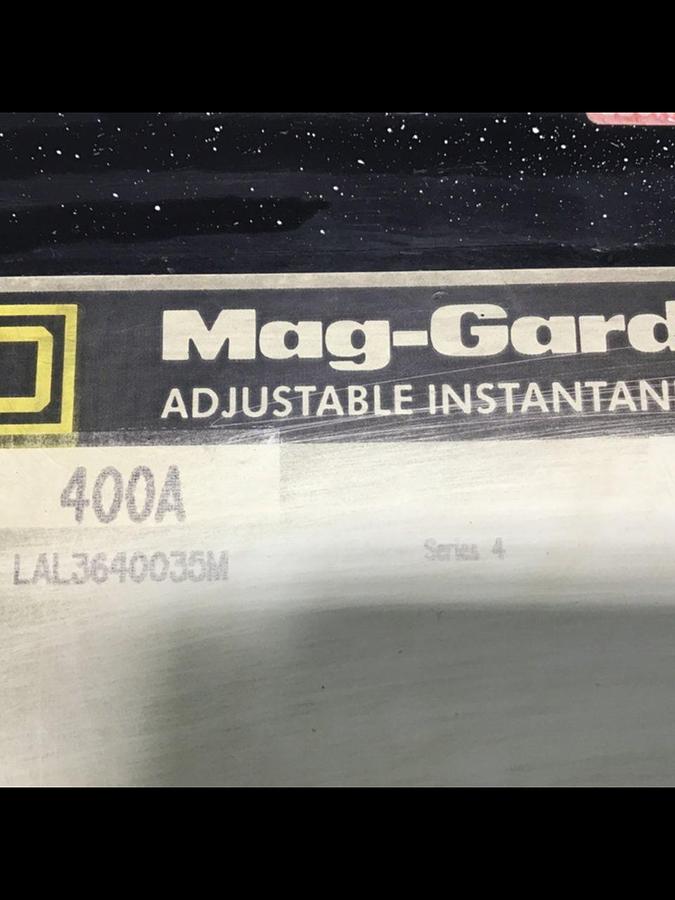 Used SQUARE D 400 Amp Circuit Breaker LAL3640035M Used