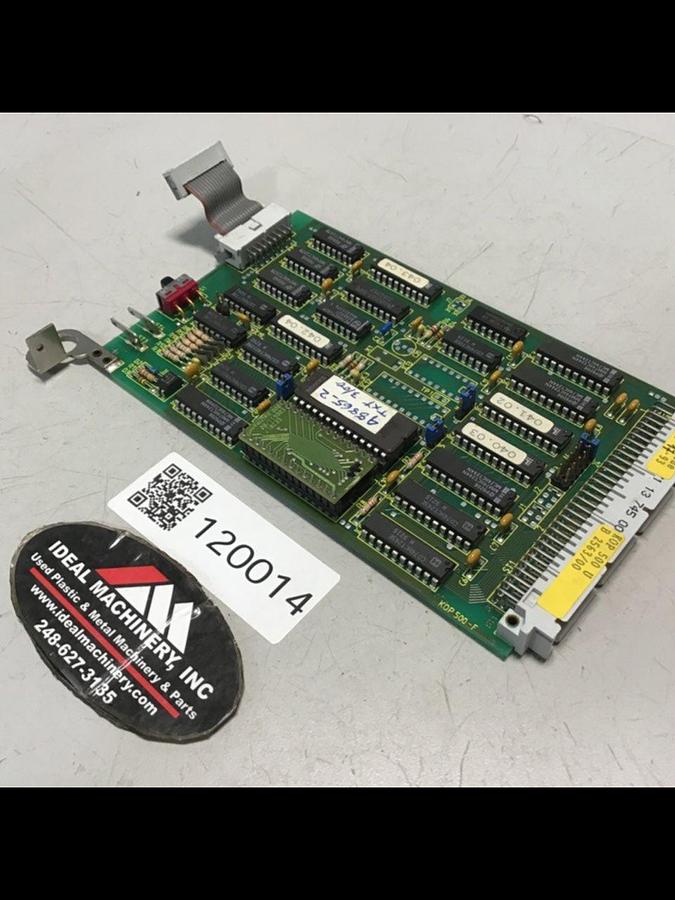 Used BACHMANN ELECTRONIC Circuit Board KOP500-100-F Used