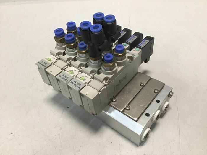 Used KOGANEI Valves and Manifold F18M7F-1W #114413