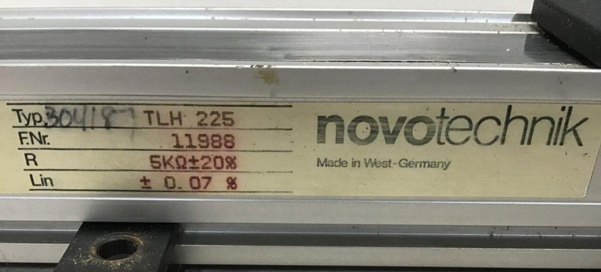 Used NOVOTECHNIK Position Transducer TLH225 Used