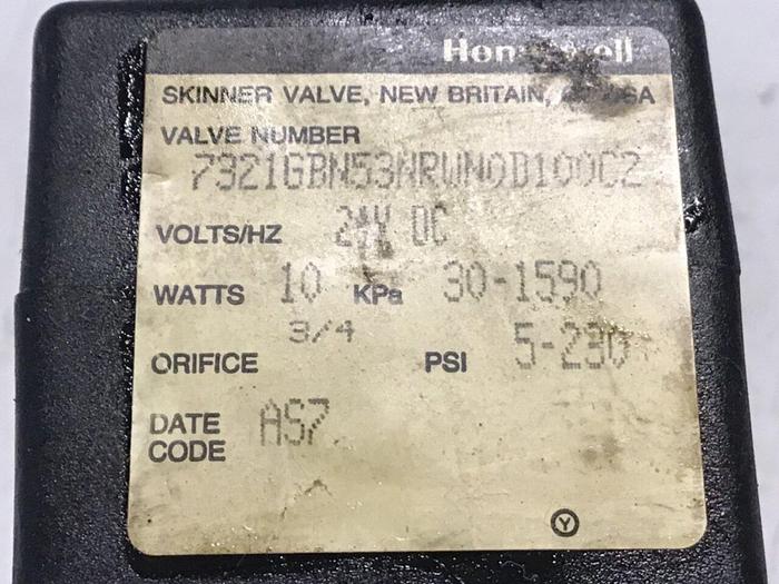 Used HONEYWELL Valve 7321GBN53NRWN0D100C2 #132922