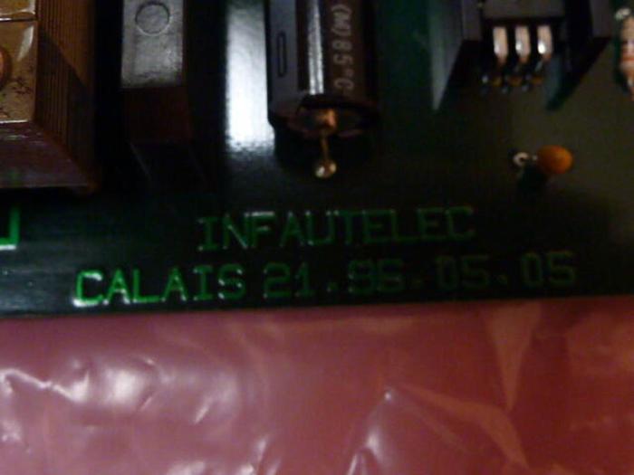 Used INFAUTELEC Control Circuit Board 21.96.05.05 #34365