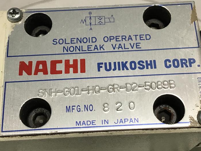Used NACHI Valve HT-G10-3P2-GRSVY-D2-4533E Used #145738