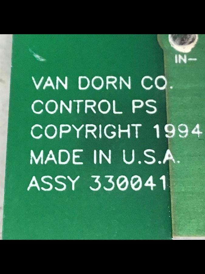 Used VAN DORN Circuit Board 330041 PC330-041 Used