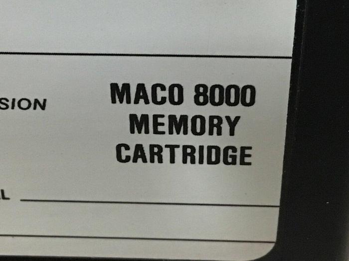 Used BARBER COLMAN Memory Cartridge MACO 8000 USED