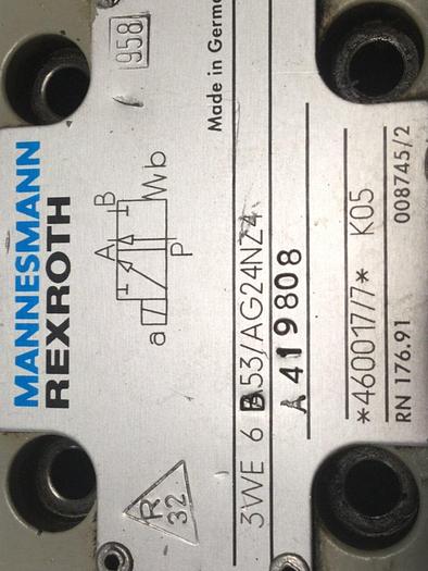 Used REXROTH Valve 4WE 6 D53 4WE6D53/AG24NZ4 #105643