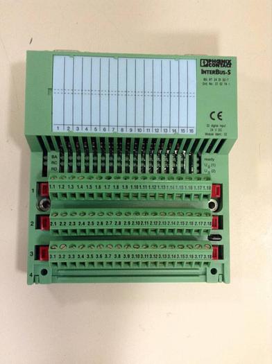 Used PHOENIX CONTACT InterBus-S IBS RT 24 DI 32-T #79547