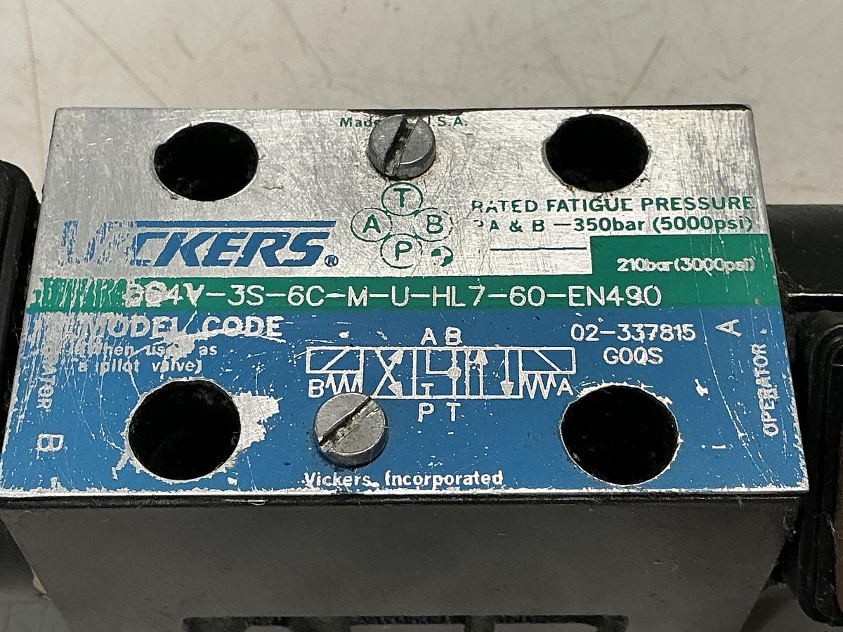 Used VICKERS  DG4V-3S-6C-M-U-HL7-60-EN490
