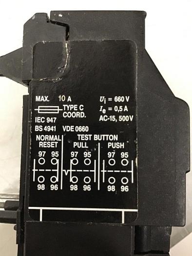 Used ALLEN BRADLEY Overload Relay 193-BSB 30 SER B #59236