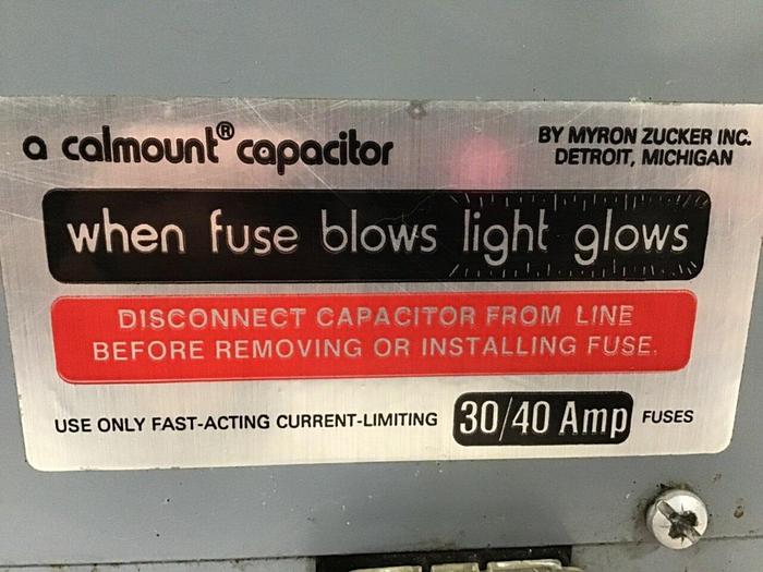 Used CALMOUNT Power Capacitor 1543VLM #138275