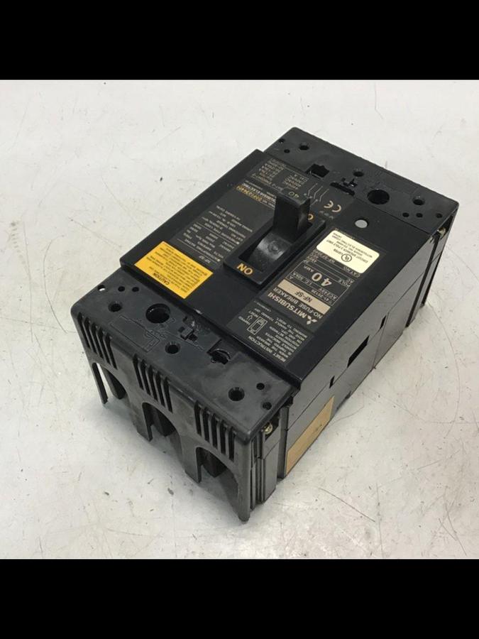 Used MITSUBISHI 40 Amp Circuit Breaker NF-SF3040 USED