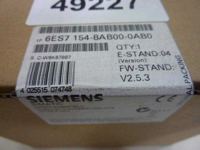 SIEMENS Interface Module 6ES7 154-8AB00-0AB0 #49227