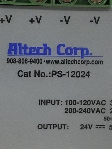 Used ALTECH CORP Power Supply PS-12024 #119414