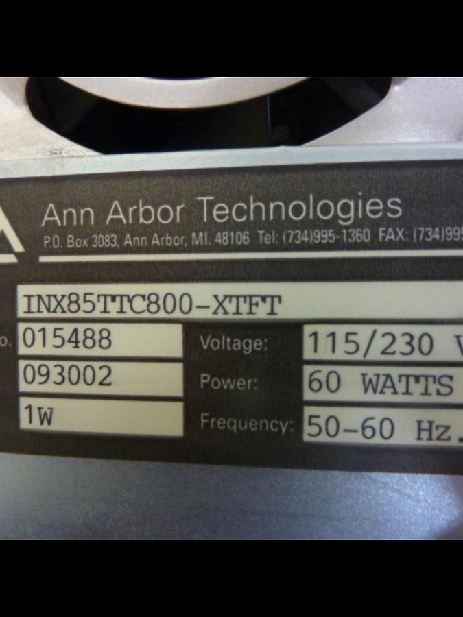 Used ANN ARBOR Touch Screen INX85TTC800-XTFT Used