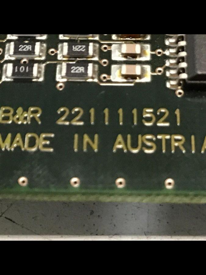 Used B&R Circuit Board 22111151/5 221111521 #136086