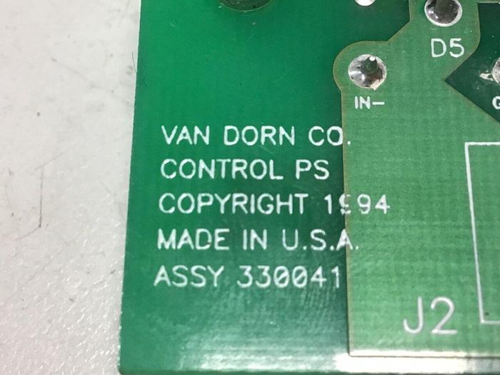 Used VAN DORN Circuit Board 330041 PC330-041 Used