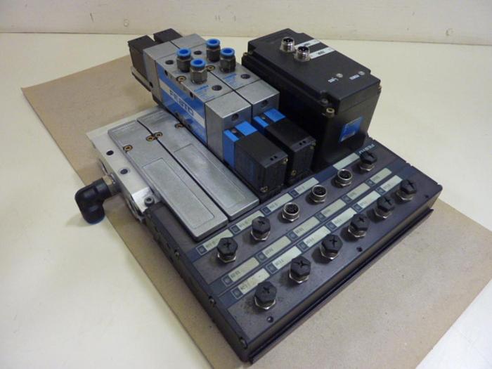 Used FESTO Control Block / Valve Terminal IFB8-02 #52706