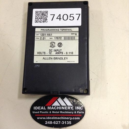 Used ALLEN BRADLEY Programming Terminal 1201-HA1 SER A #74057